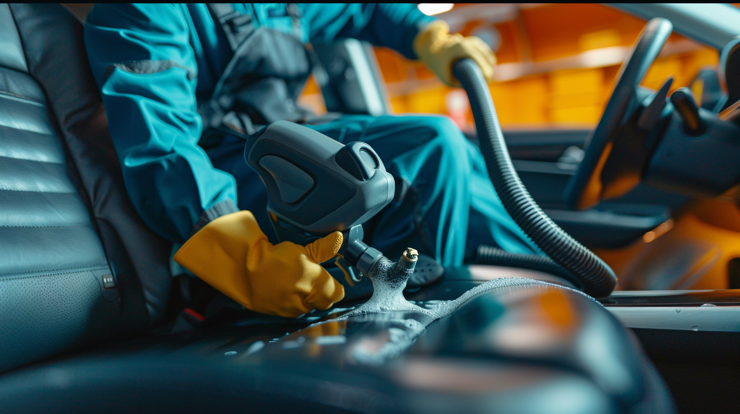 Pranie tapicerki samochodowej Łomianki